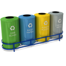 4 LÜ SIFIR ATIK GERİ DÖNÜŞÜM SETİ