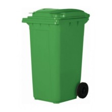 360 Litre Yeşil Plastik Çöp Konteyneri