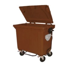 770 Litre Organik Atık Kahverengi Çöp Konteyneri