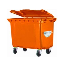 770 Litre Turuncu Plastik Çöp Konteyneri