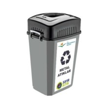 Sıfır Atık Metal Atık Kutusu