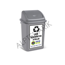 Sıfır Atık Pil Atık Kutusu 70 lt Bursa