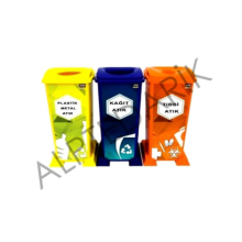 DÖNER KAPAKLI 2 Lİ  SIFIR ATIK GERİ DÖNÜŞÜM SETİ Giresun