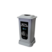 Metal Atık Kutusu 70L