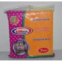 Karmop Temizlik Bezi 9’lu 38 x 40 CM