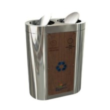 DÖNER KAPAKLI 2 Lİ  SIFIR ATIK GERİ DÖNÜŞÜM SETİ