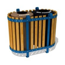 DIŞ MEKAN İÇİN 2 Lİ SIFIR ATIK GERİ DÖNÜŞÜM SETİ