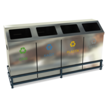 4 LÜ SIFIR ATIK GERİ DÖNÜŞÜM SETİ