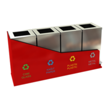 4 LÜ SIFIR ATIK GERİ DÖNÜŞÜM SETİ