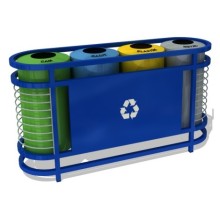 DIŞ MEKAN İÇİN 4 LÜ  SIFIR ATIK GERİ DÖNÜŞÜM SETİ