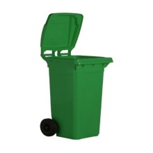 240 Litre Yeşil Plastik Çöp Konteyneri