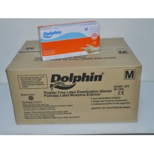 Dolphin Beyaz Lateks Eldiven Pudrasız ( M )