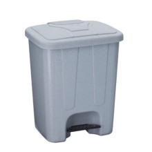 25 Litre Köşeli Pedallı Çöp Kovası