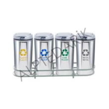 DÖNER KAPAKLI 4 LÜ SIFIR ATIK GERİ DÖNÜŞÜM SETİ Van