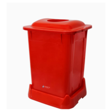 Kırmızı Atık Kutusu 50L