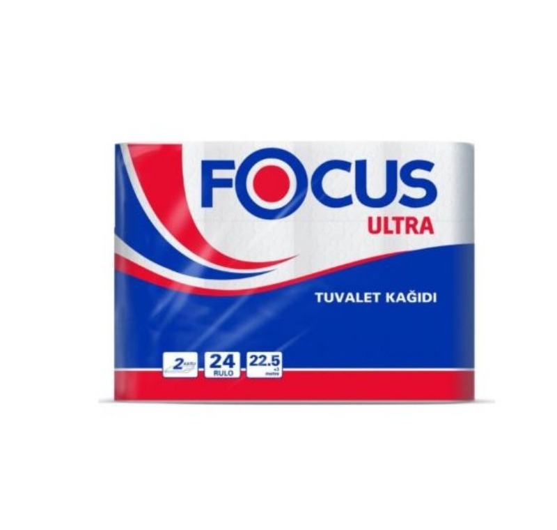 Focus Ultra Çift Katlı Tuvalet Kağıdı 24 Rulo -ALP-787