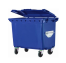 660 Litre Mavi Kağıt Atıklar için Çöp Konteyneri