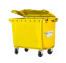 770 Litre Sarı Plastik Atık Çöp Konteyneri